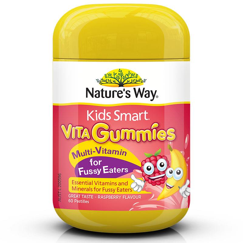 Nature's Way Kids Smart Vita Gummies Multi Vitamin for Fussy Eat